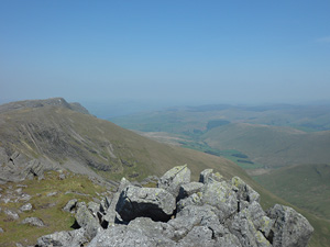view from aran fawddwy